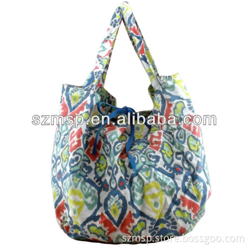 All over print canvas beach bag for woman